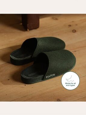 Forest Green Fulton House Shoes